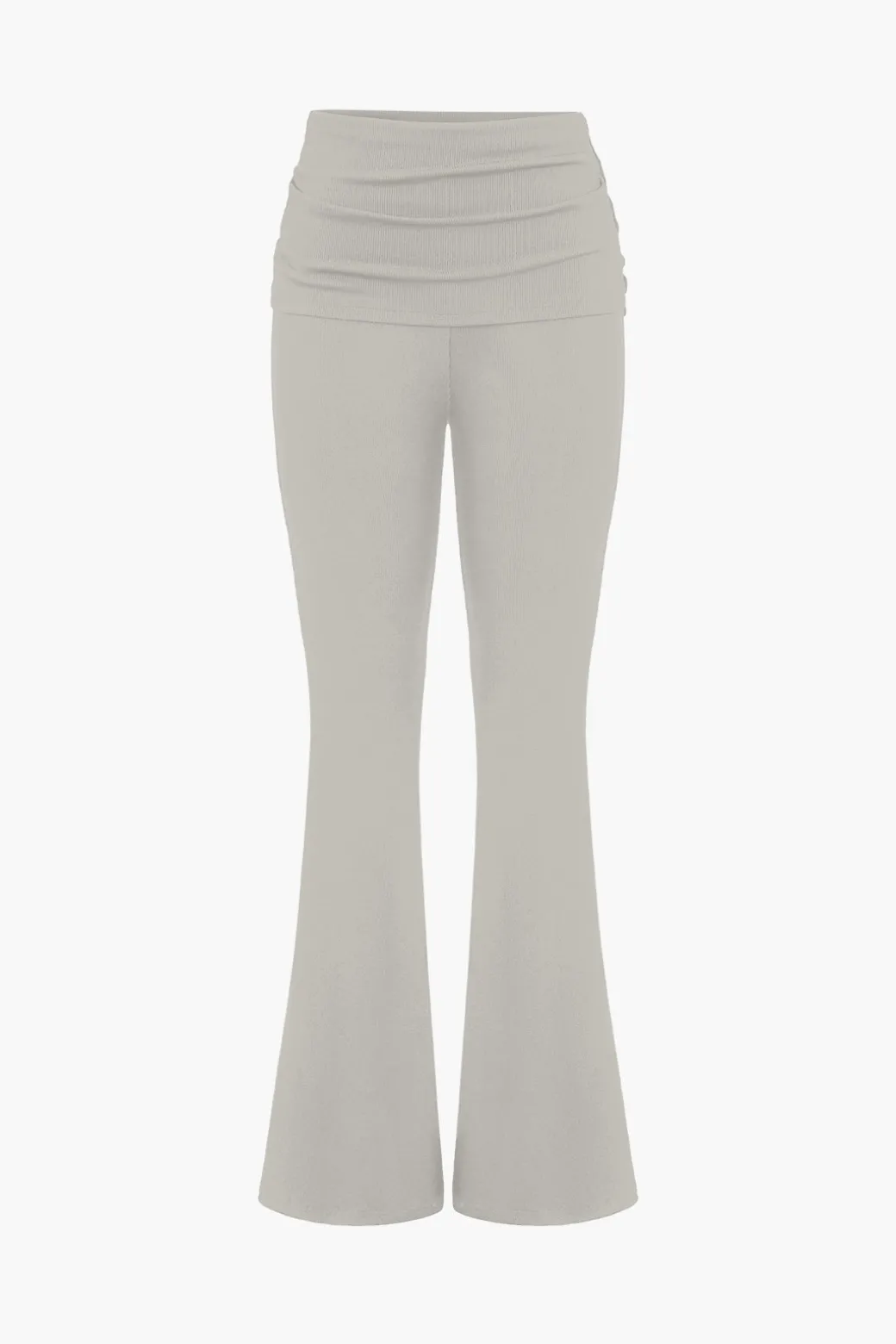 Solid Off Shoulder Top And Trouser Set