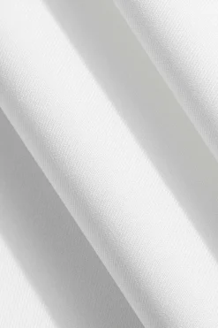 Solid Ruched V Neckline Mini Dress