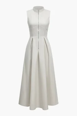 Solid Slipper Maxi Dress
