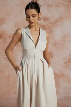 Solid Slipper Maxi Dress