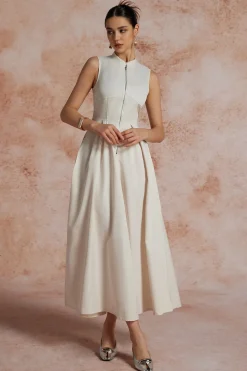 Solid Slipper Maxi Dress