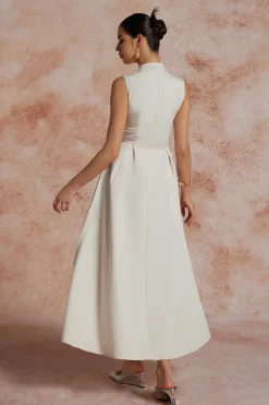 Solid Slipper Maxi Dress