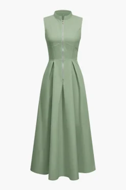 Solid Slipper Maxi Dress