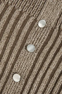 Solid Sweater Long-Sleeve Top