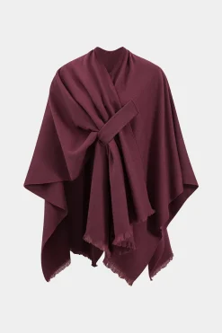 Solid V-neck Split Coat