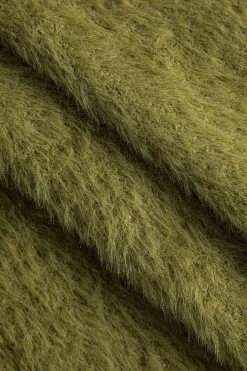 Solid Wool Blend Long Sleeve Sweater Top