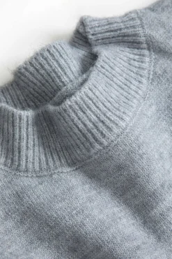 Solid Zipper Sweater Long-Sleeve Top