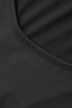 Square Neck Long Sleeve Maxi Dress