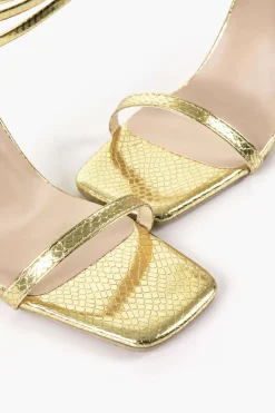Square Toe Chain High Heels