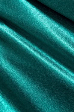 Strapless Sequin Slit Gown Maxi Dress