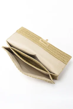 Straw Weave Clutch Bag