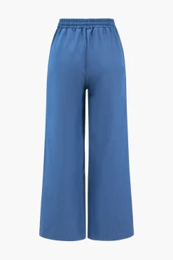 Stripes Print Patchwork Trousers