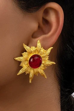 Sunflower Aurora Atmosphere Earrings