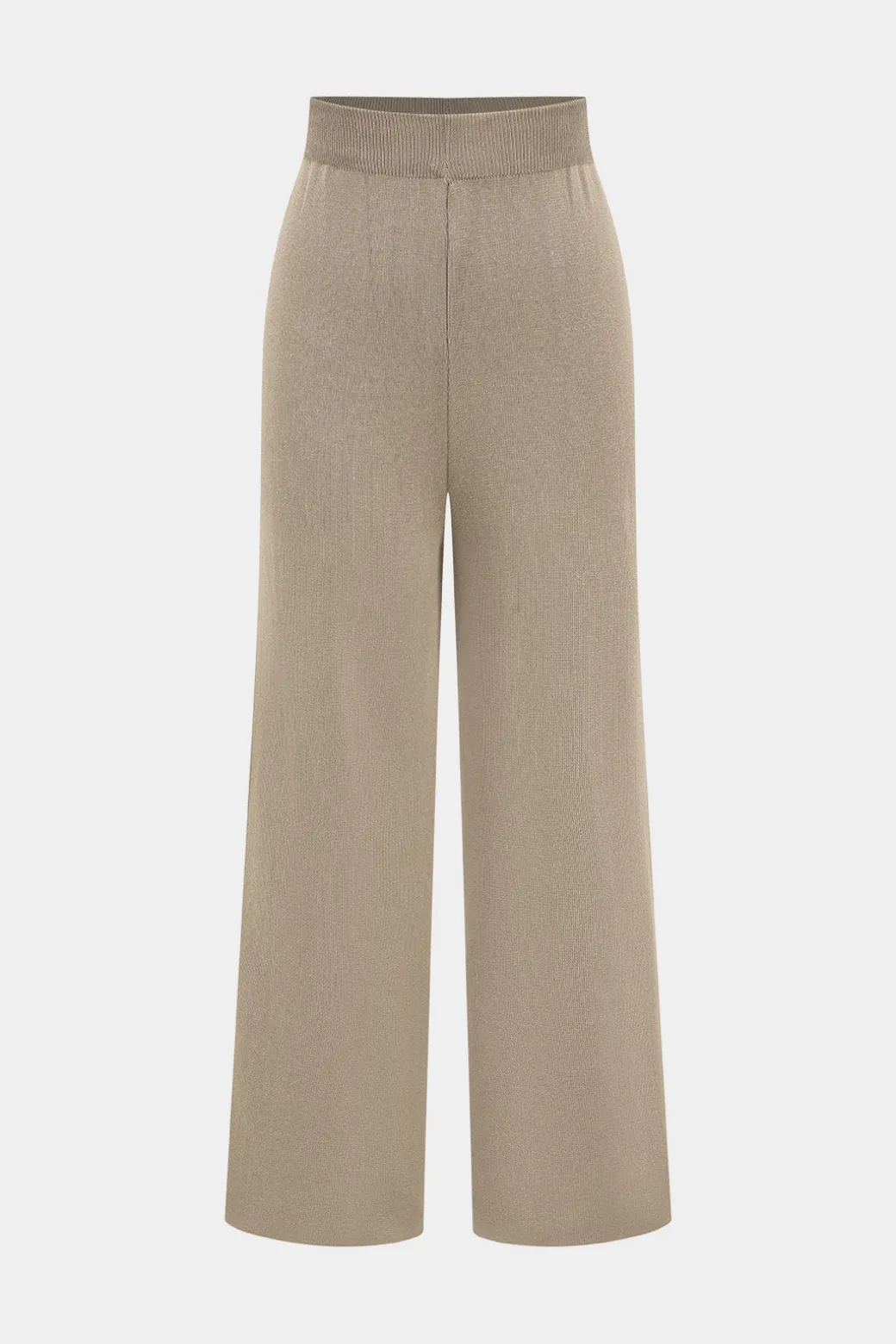 Sweater Belted Top And Pants Set