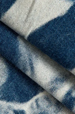 Tie Dye Flap Pocket Cargo Jeans
