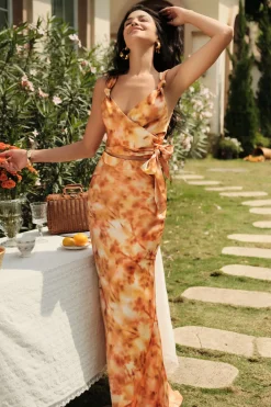 Tie Dye Maxi Skirt