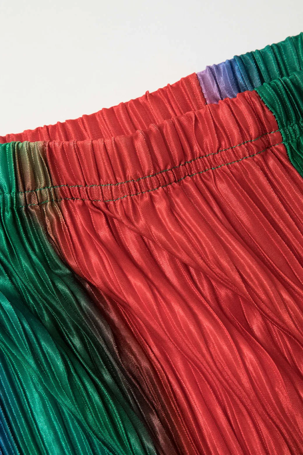Tie Dye Plisse Halter Top And Pants Set