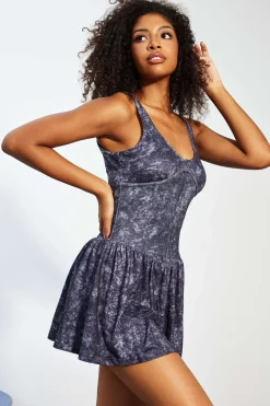 Tie Dye Print Tank Mini Dress