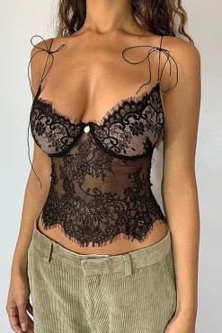 Tie Lace Cami Top