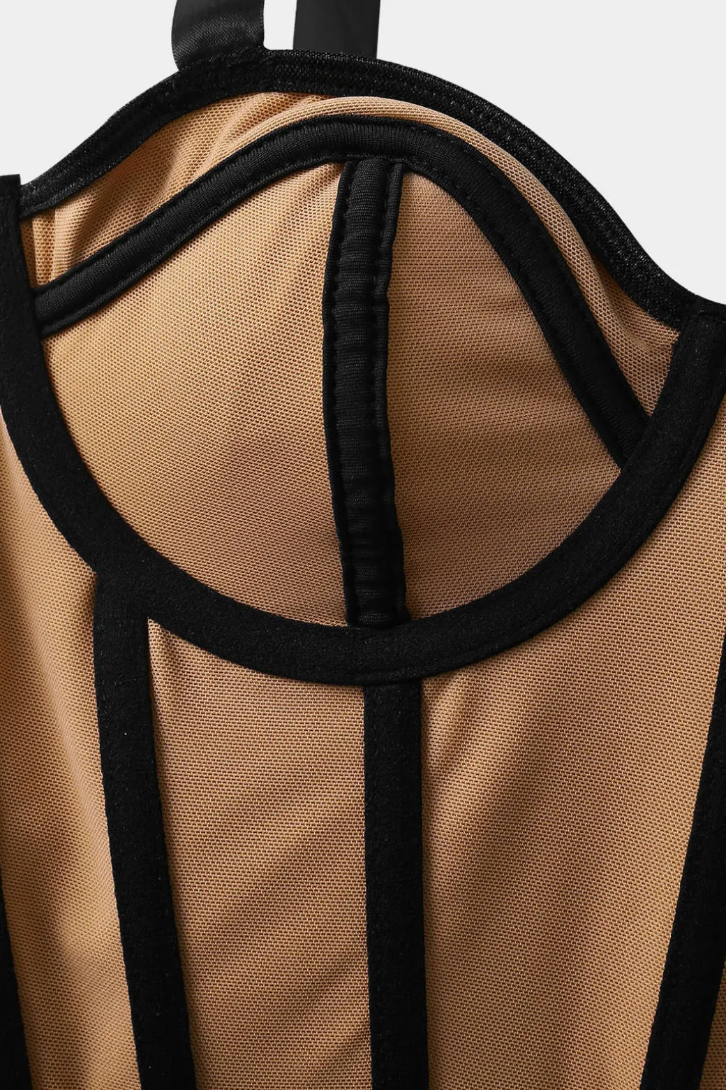 Tie Up Corset Bustier Cami Top