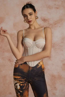 Tiger Print High Waist Trousers