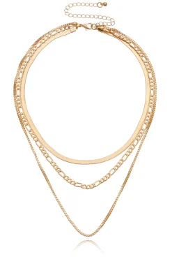 Triple-layered Cuban Chain Necklace