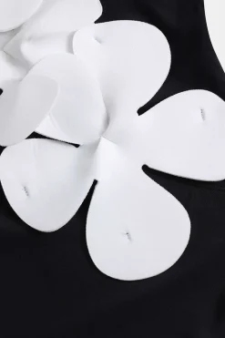 Tummy Control Appliques Detail One-Piece Swimsuit