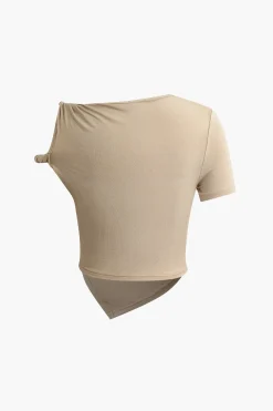 Twist Asymmetrical T-shirt