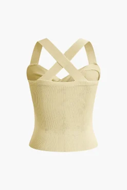 Twist Cross Tank Top