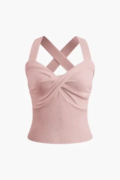Twist Cross Tank Top