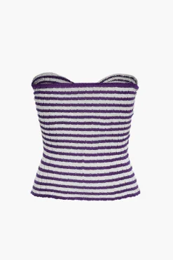 Twisted Front Knitted Top