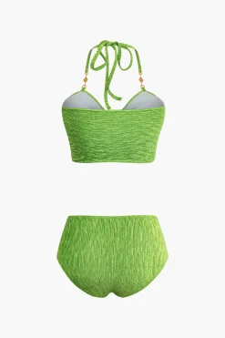 U-ring Front Tie Halter 3-Piece Set