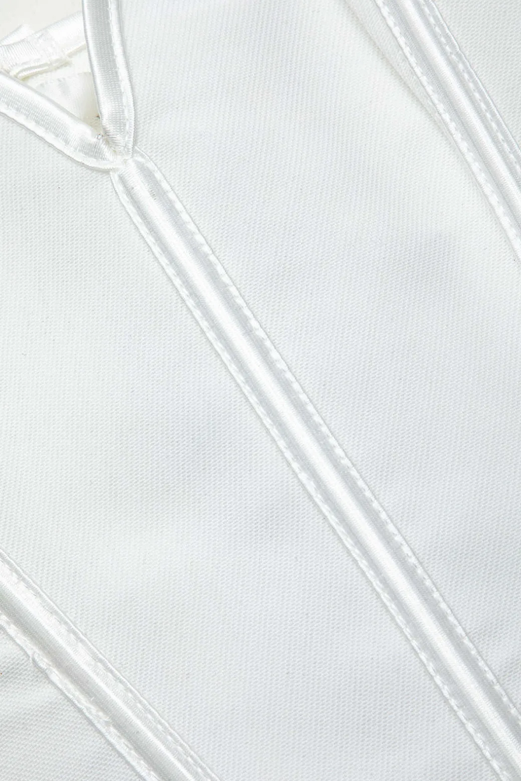 V-Hem Tie Back Corset Corset Top
