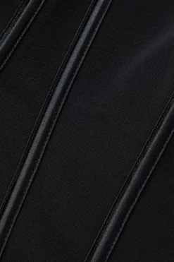 V-Hem Tie Back Corset Corset Top