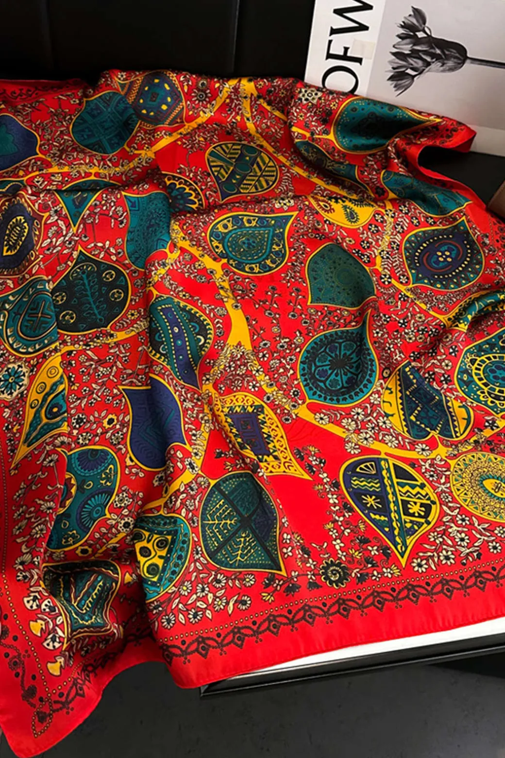 Vintage Print Scarf