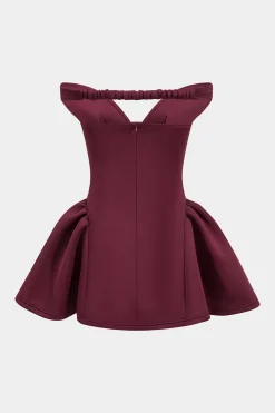 V-Neck Sleeveless Backless Mini Dress