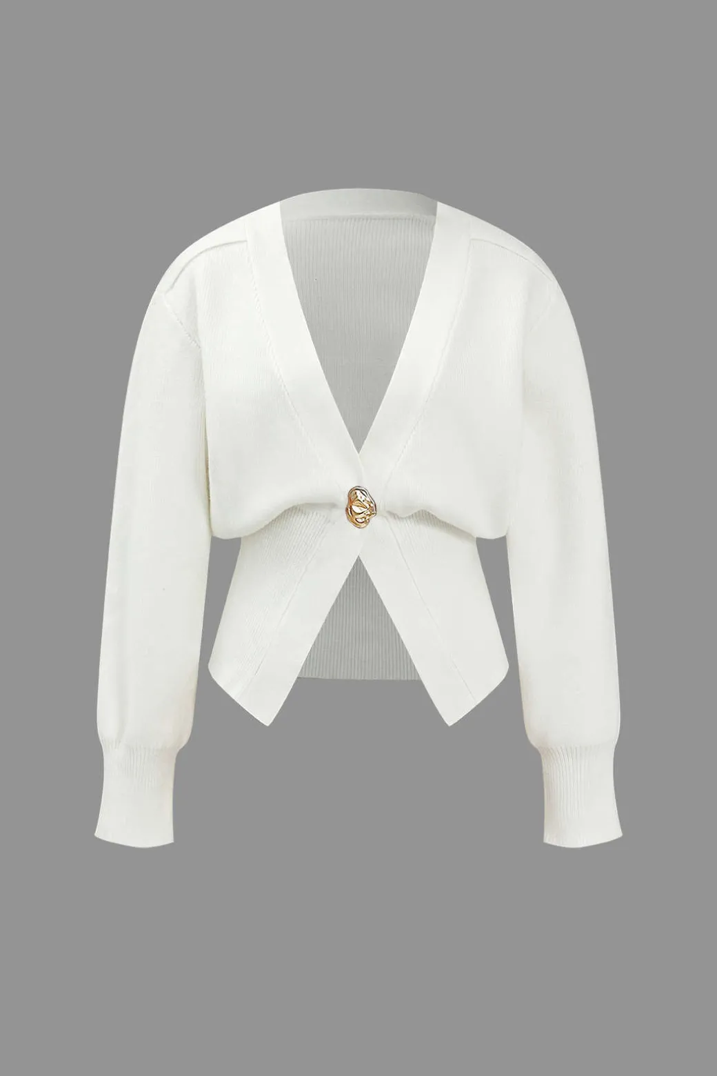 V-neck Sweater Cardigan