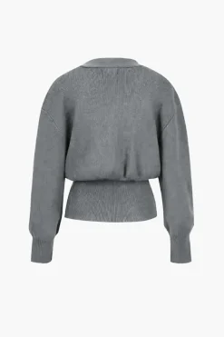 V-neck Sweater Cardigan