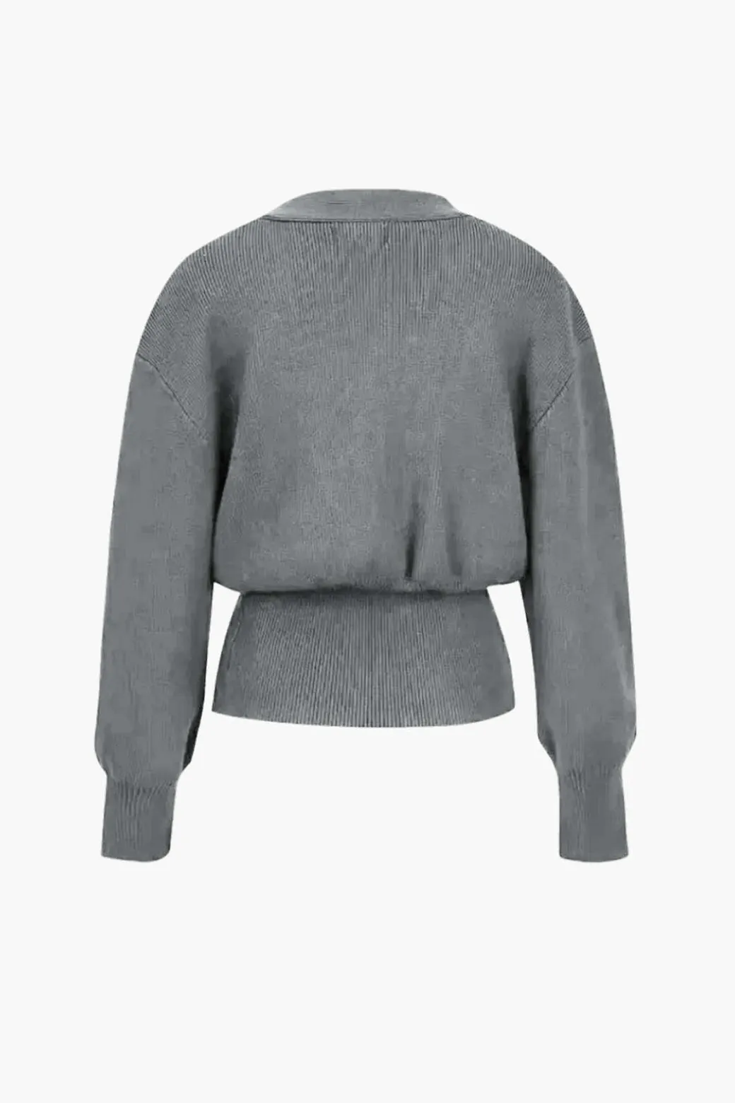 V-neck Sweater Cardigan