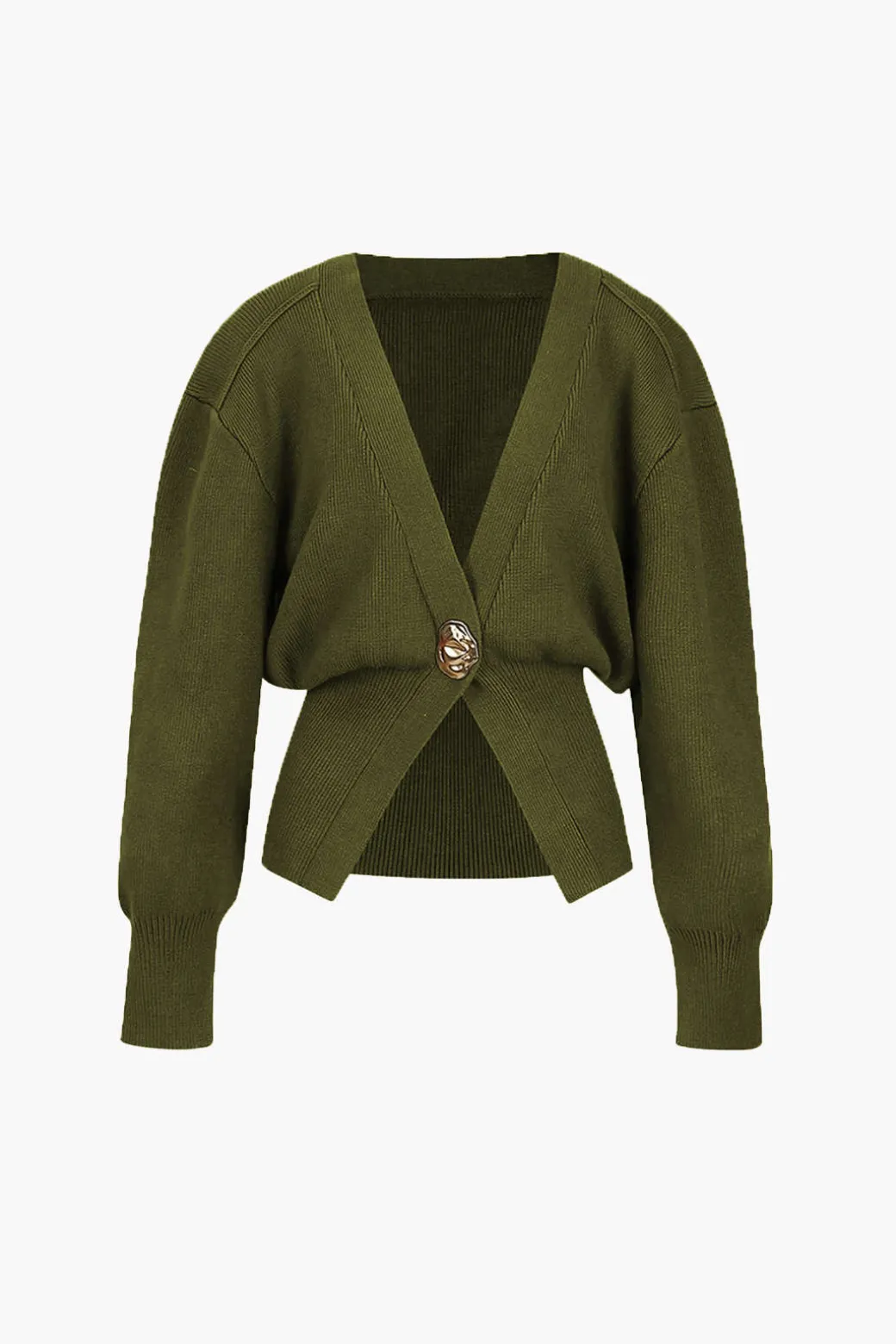 V-neck Sweater Cardigan