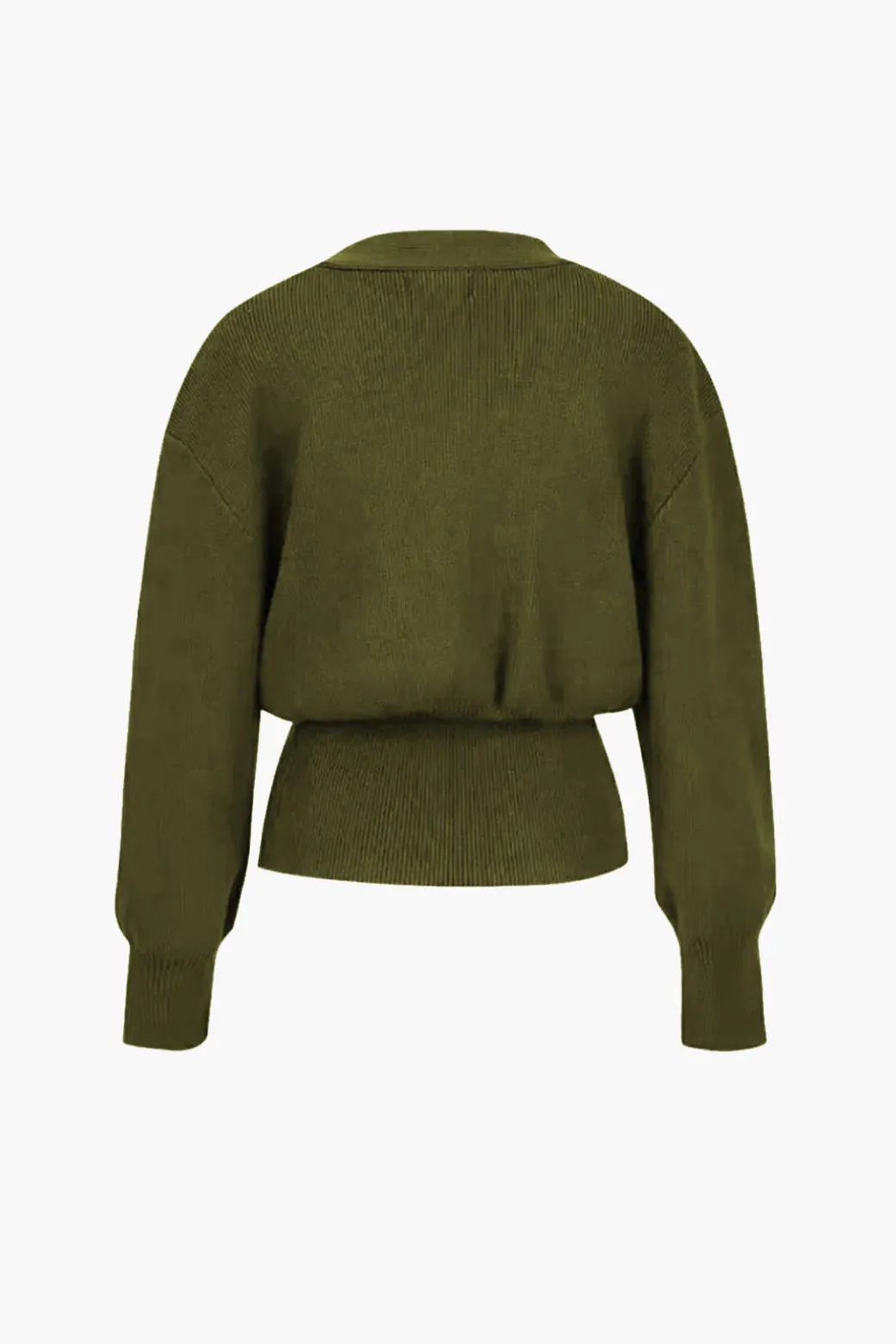 V-neck Sweater Cardigan