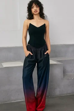 V-neck Tube top