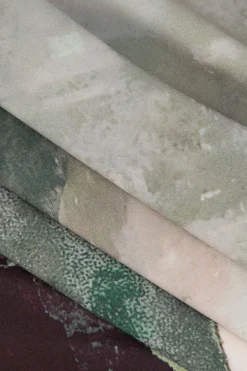 Watercolor Print Midi Skirt