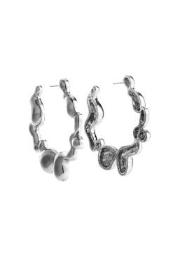 Wavy Open Hoop Earrings