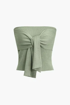 Wrap Knot Tube Top