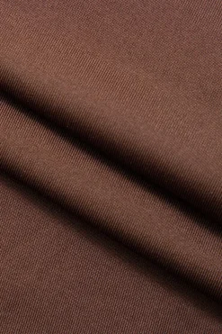 Wrap Ruched High Neck Long Sleeve Maxi Dress