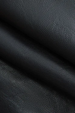 Zip-Front Faux Leather Mini Skirt