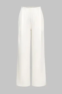 Zipper Detail High Waist Trousers