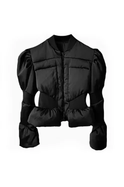 Zipper Patchwork Puffers