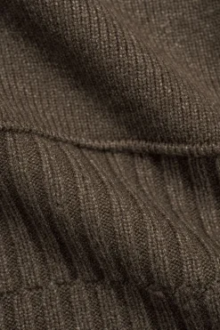 Zippered Sweater Long-Sleeve Top